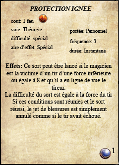 Protection Ignée