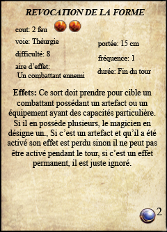 Révocation de la Forme